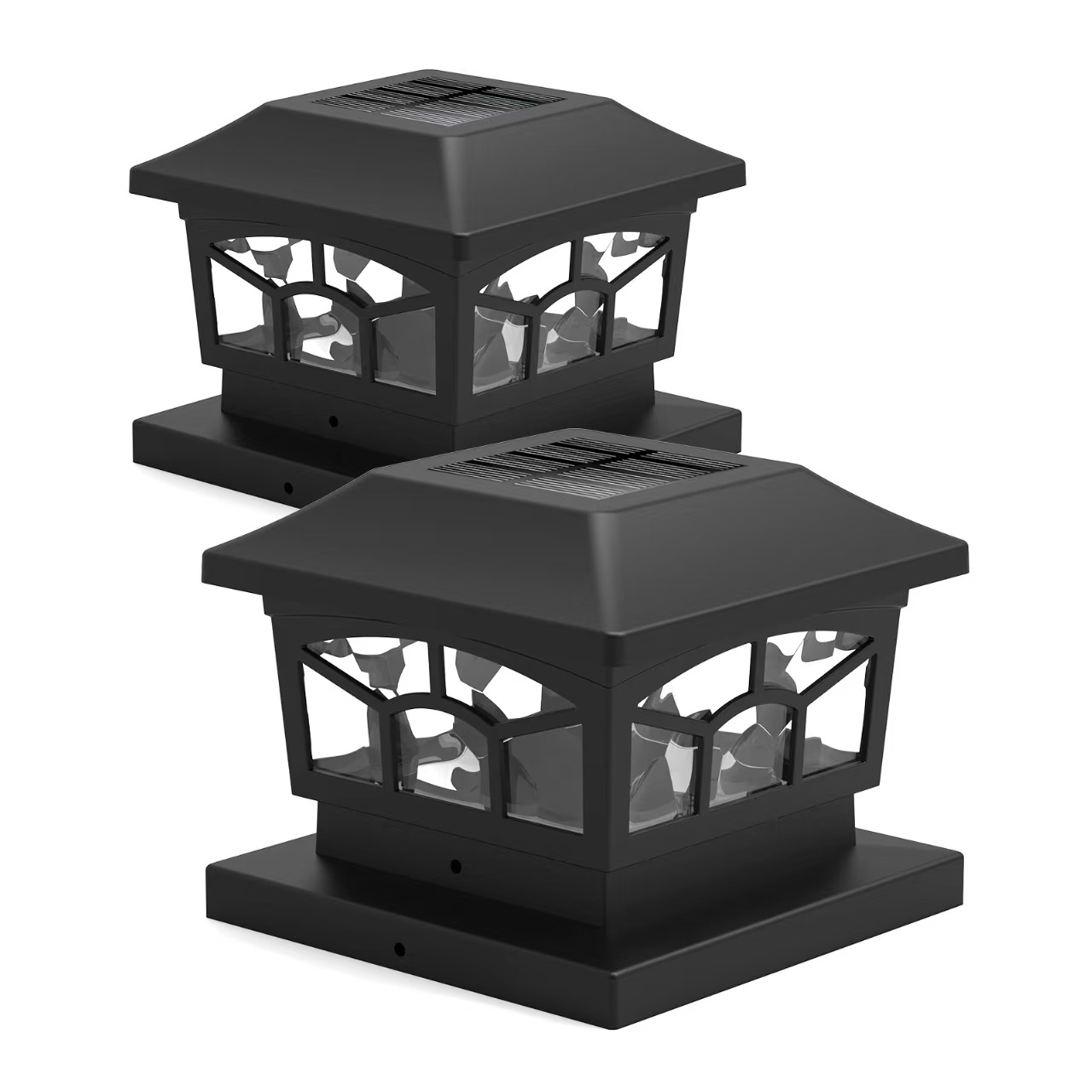 デュアルモードソーラーポストキャップライトソーラーガーデンライト